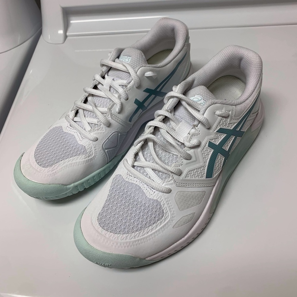 ASICS Gel Challenger 13 Womens Size 9 Athletic Shoe White/Blue Style 1042A164